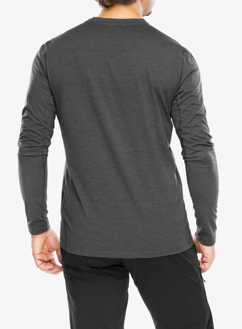 Hanorac alergare Arcteryx Cormac Crew Neck Shirt LS - blk heather preţ