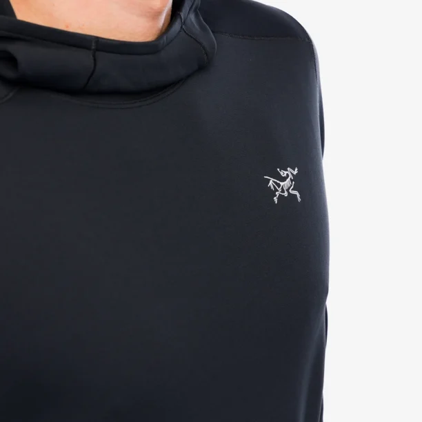 Original Hanorac alergare Arcteryx Cormac Heavyweight Hoody - black