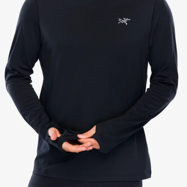 Hanorac alergare Arcteryx Cormac Heavyweight Hoody - black