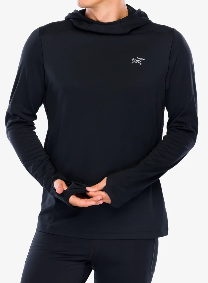 Hanorac alergare Arcteryx Cormac Heavyweight Hoody - black