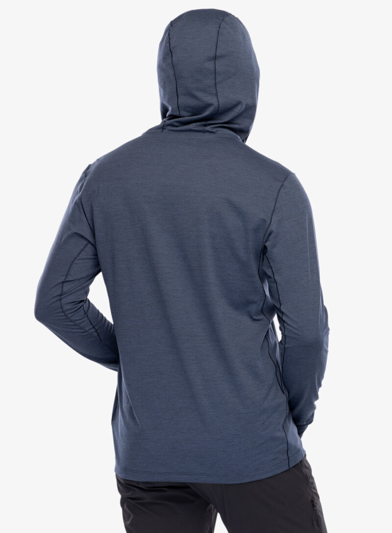 Hanorac alergare Arcteryx Cormac Hoody - black sapphire heather preţ