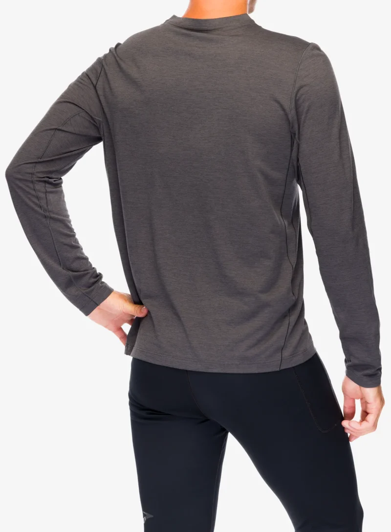 Preţ Hanorac alergare Arcteryx Cormac Logo LS - black heather/solitude