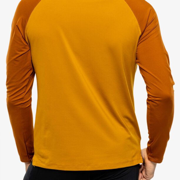 Hanorac alergare Brooks Atmosphere Long Sleeve 2.0 - ochre/hazelwood preţ