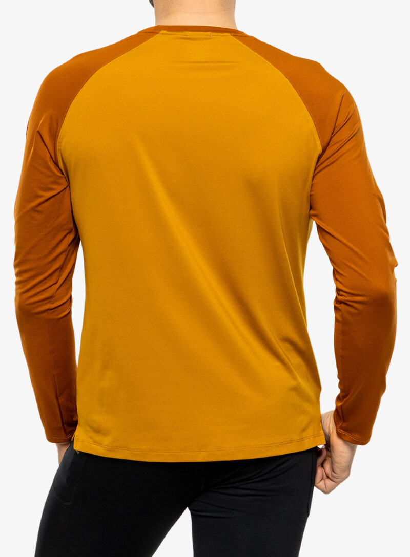 Hanorac alergare Brooks Atmosphere Long Sleeve 2.0 - ochre/hazelwood preţ