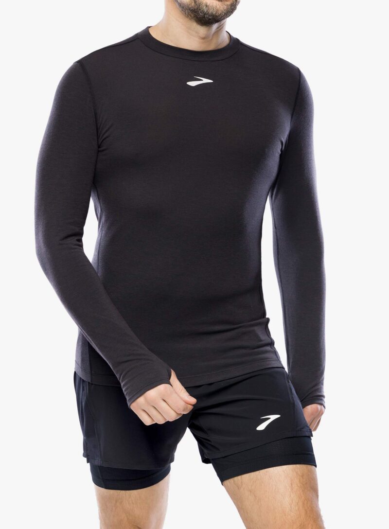 Cumpăra Hanorac alergare Brooks High Point Long Sleeve - black