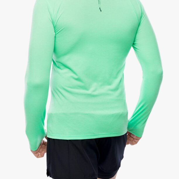 Preţ Hanorac alergare Brooks High Point Long Sleeve - hyper green