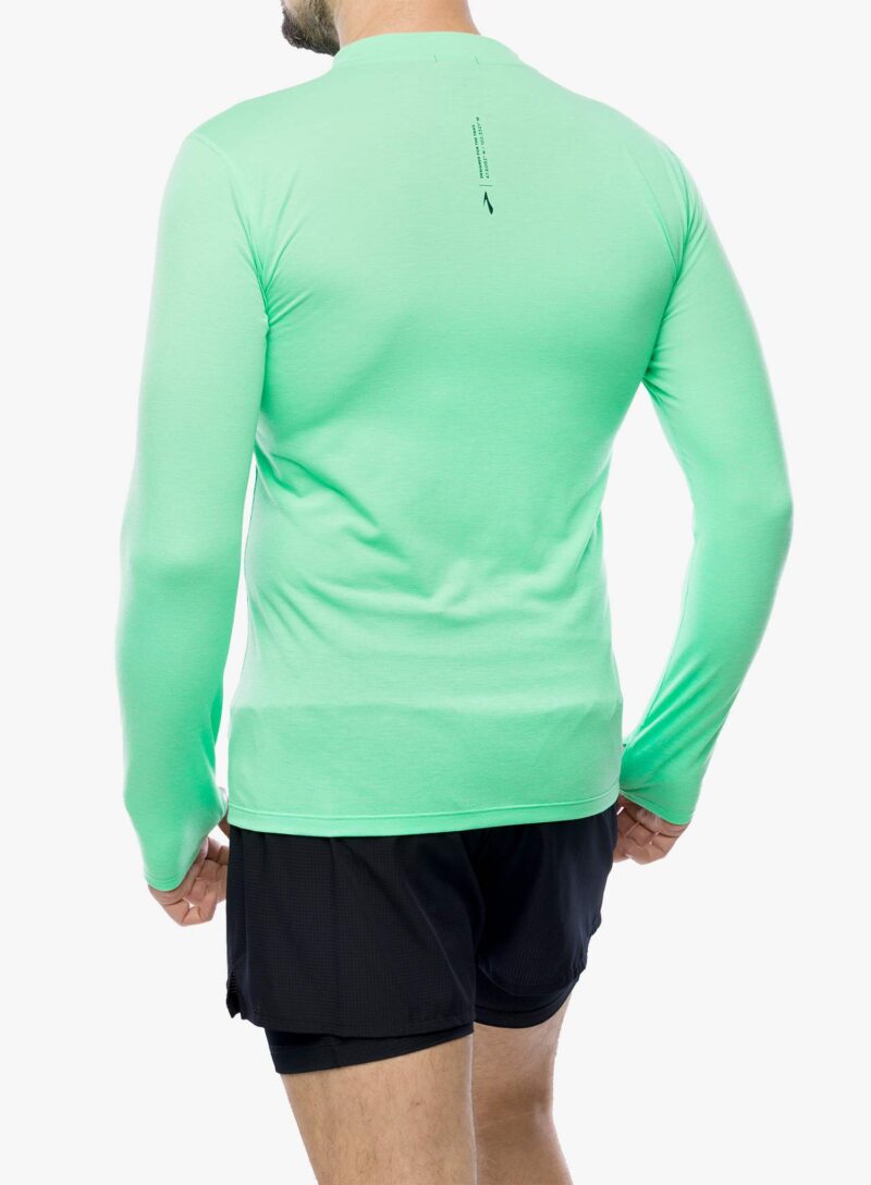 Preţ Hanorac alergare Brooks High Point Long Sleeve - hyper green