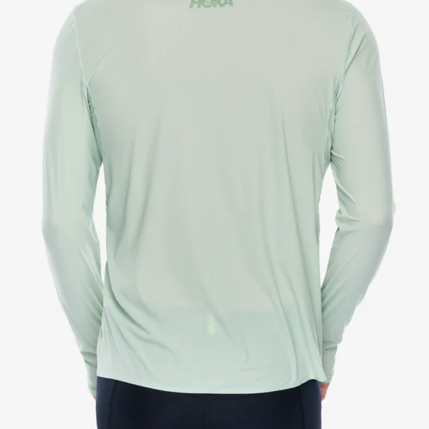 Hanorac alergare Hoka Airolite Run Long Sleeve - aloe vera preţ