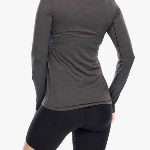 Hanorac alergare femei Arcteryx Taema Crew Neck Shirt LS - black heather preţ