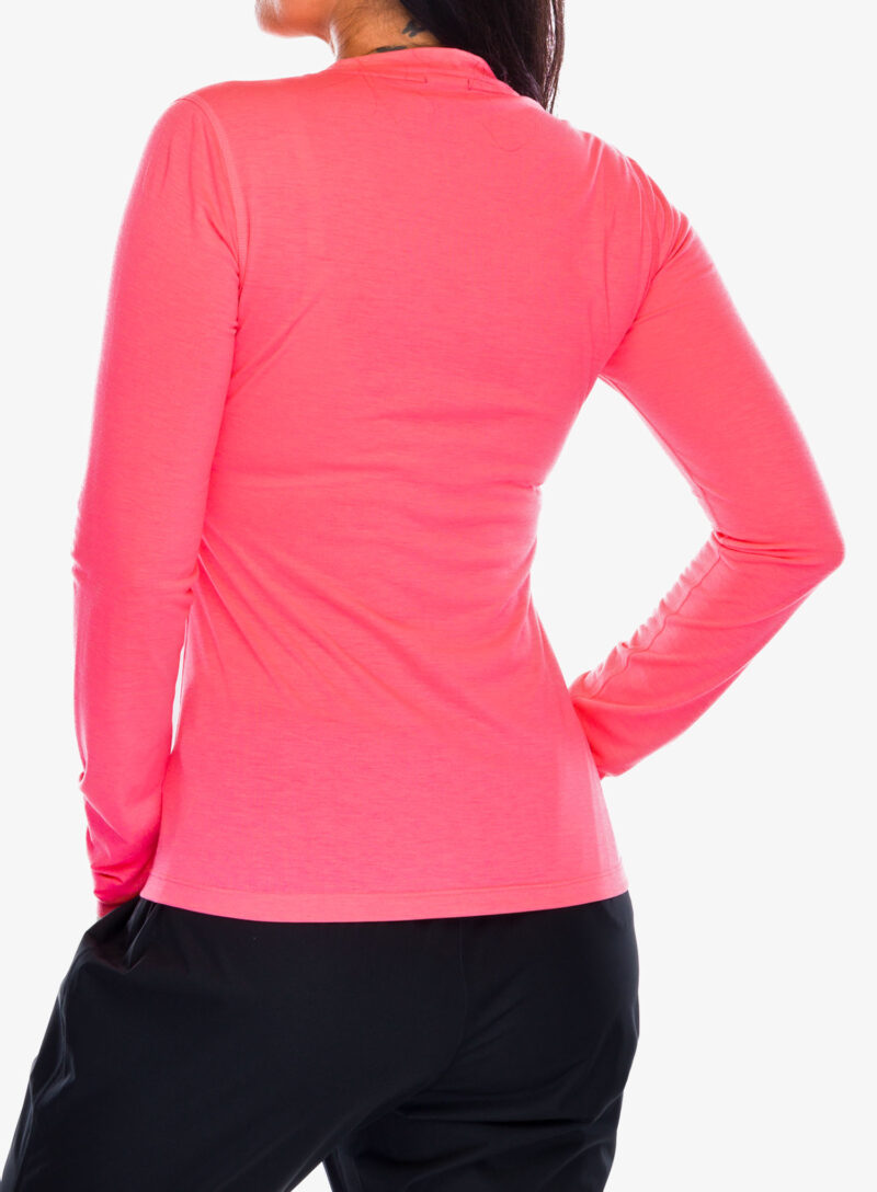 Hanorac alergare femei Brooks High Point Long Sleeve - neo pink preţ