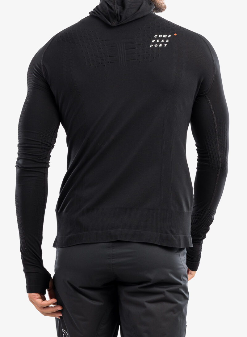 Hanorac barbati Compressport 3D Thermo UltraLight Racing Hoodie - black preţ