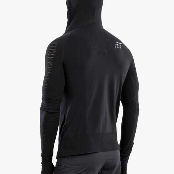 Preţ Hanorac barbati Compressport 3D Thermo UltraLight Racing Hoodie - black