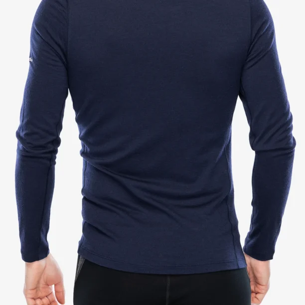 Hanorac barbati Icebreaker Merino 200 Oasis LS Crewe Remarkables - midnight navy preţ