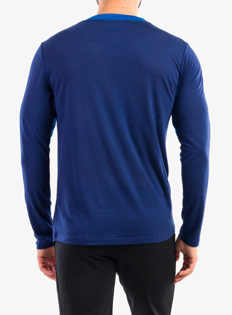 Preţ Hanorac barbati Icebreaker ZoneKnit LS Tee - lazurite/royal navy