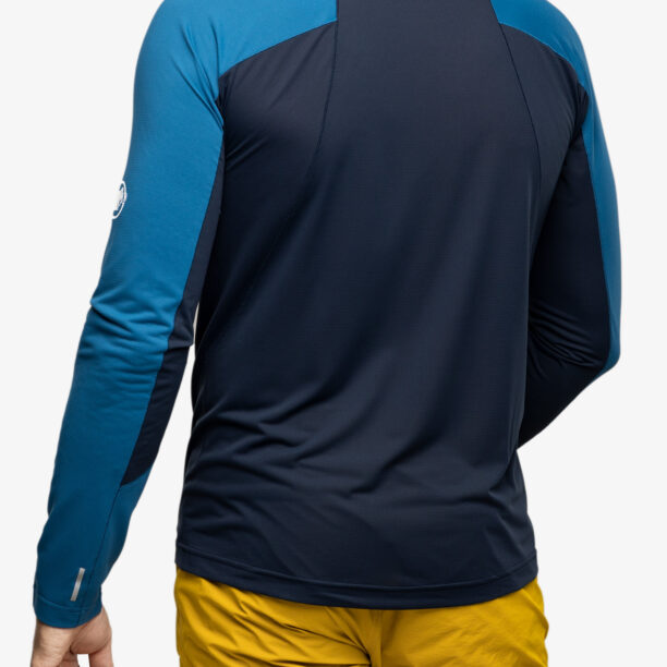 Hanorac barbati Mammut Aenergy FL Half Zip Longsleeve - deep ice/marine preţ