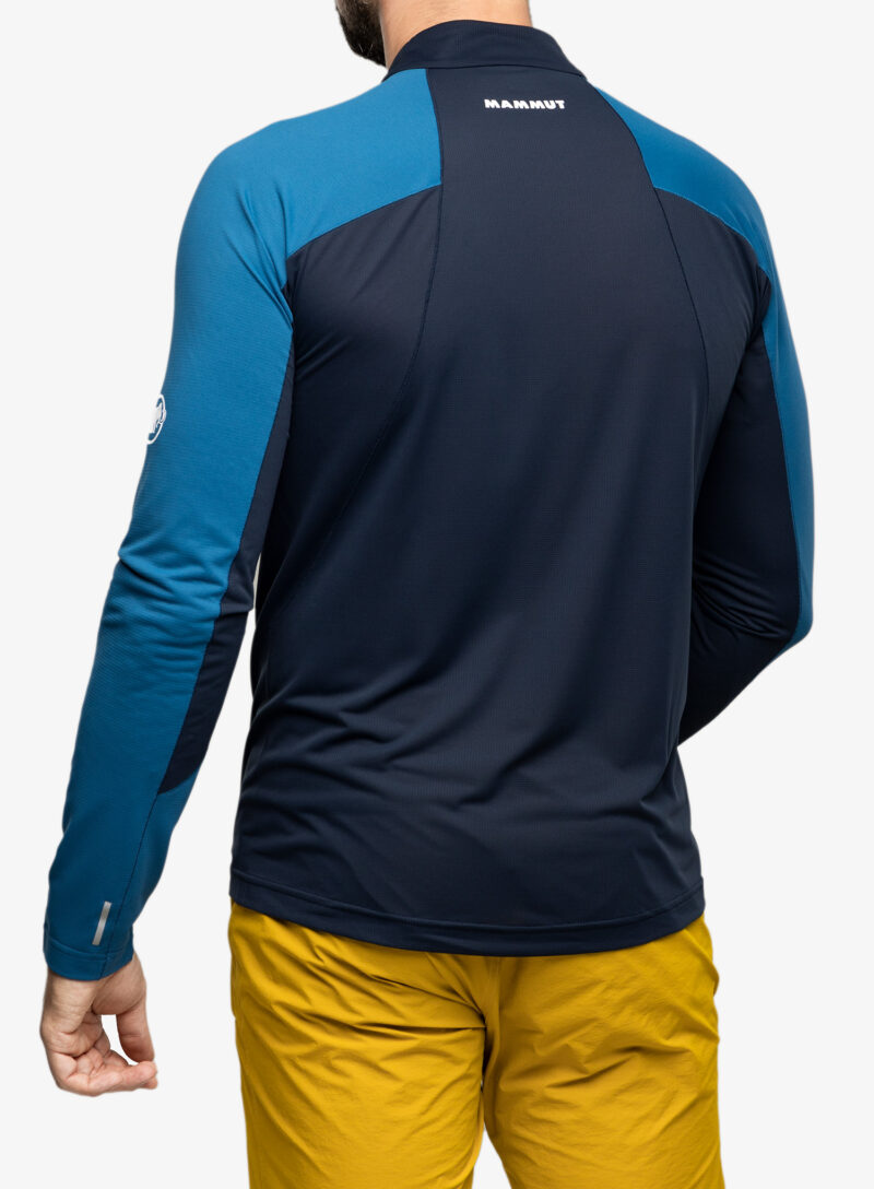 Hanorac barbati Mammut Aenergy FL Half Zip Longsleeve - deep ice/marine preţ