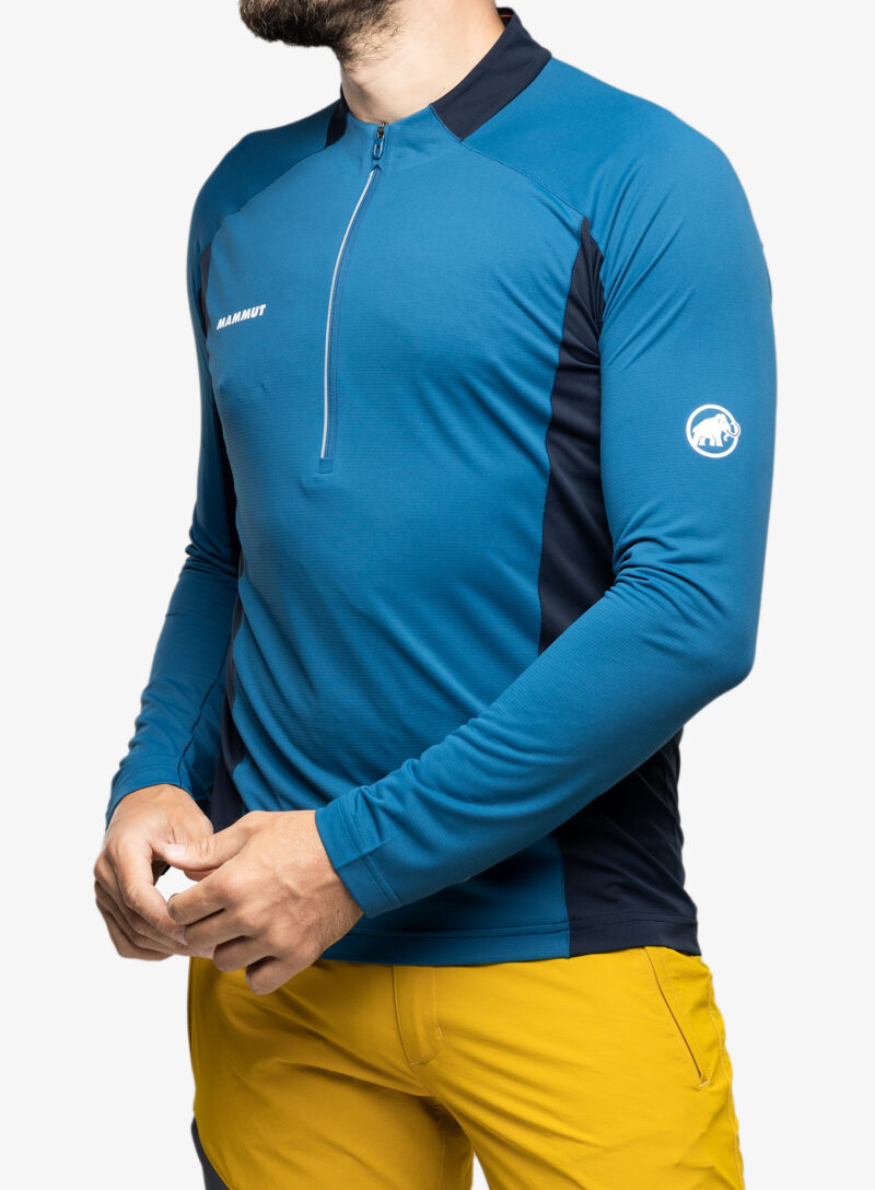 Hanorac barbati Mammut Aenergy FL Half Zip Longsleeve - deep ice/marine