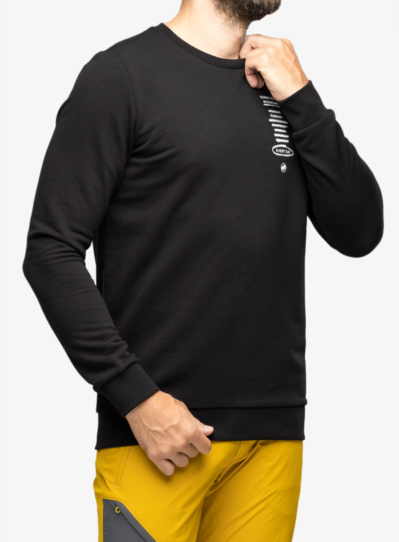 Original Hanorac barbati Mammut Core ML Crew Neck Every Day - black