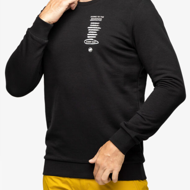 Hanorac barbati Mammut Core ML Crew Neck Every Day - black