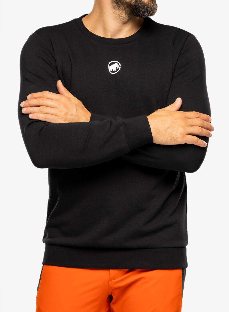 Original Hanorac barbati Mammut Core ML Crew Neck Original - black