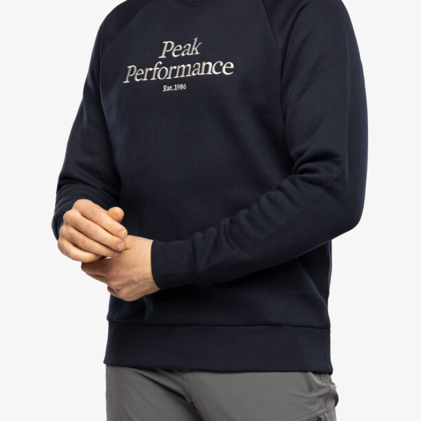 Cumpăra Hanorac barbati Peak Performance Original Crew - blue shadow