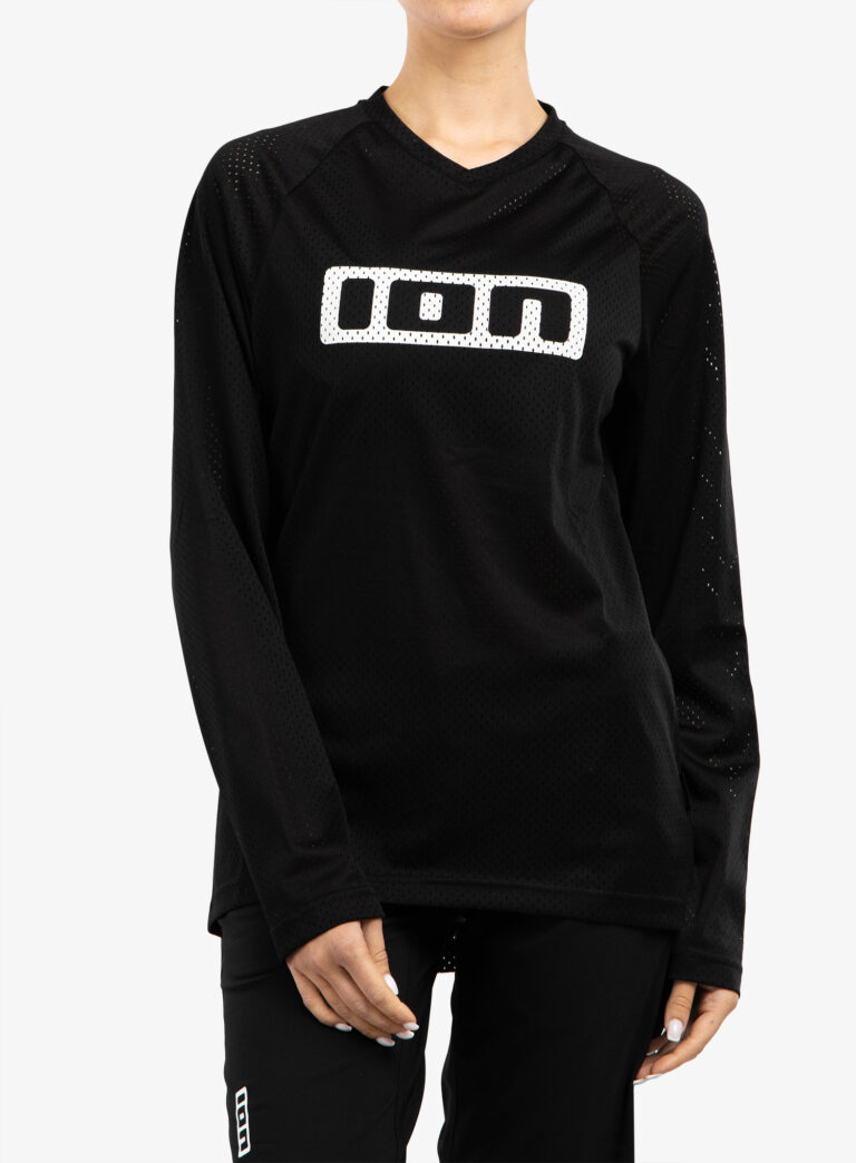 Hanorac ciclism ION Logo LS - black preţ