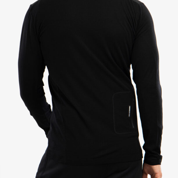 Preţ Hanorac ciclism Mons Royale Redwood Wind Jersey - black