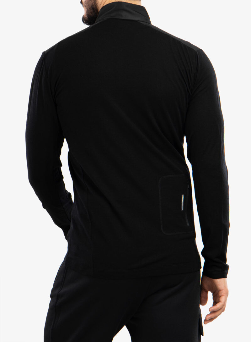 Preţ Hanorac ciclism Mons Royale Redwood Wind Jersey - black