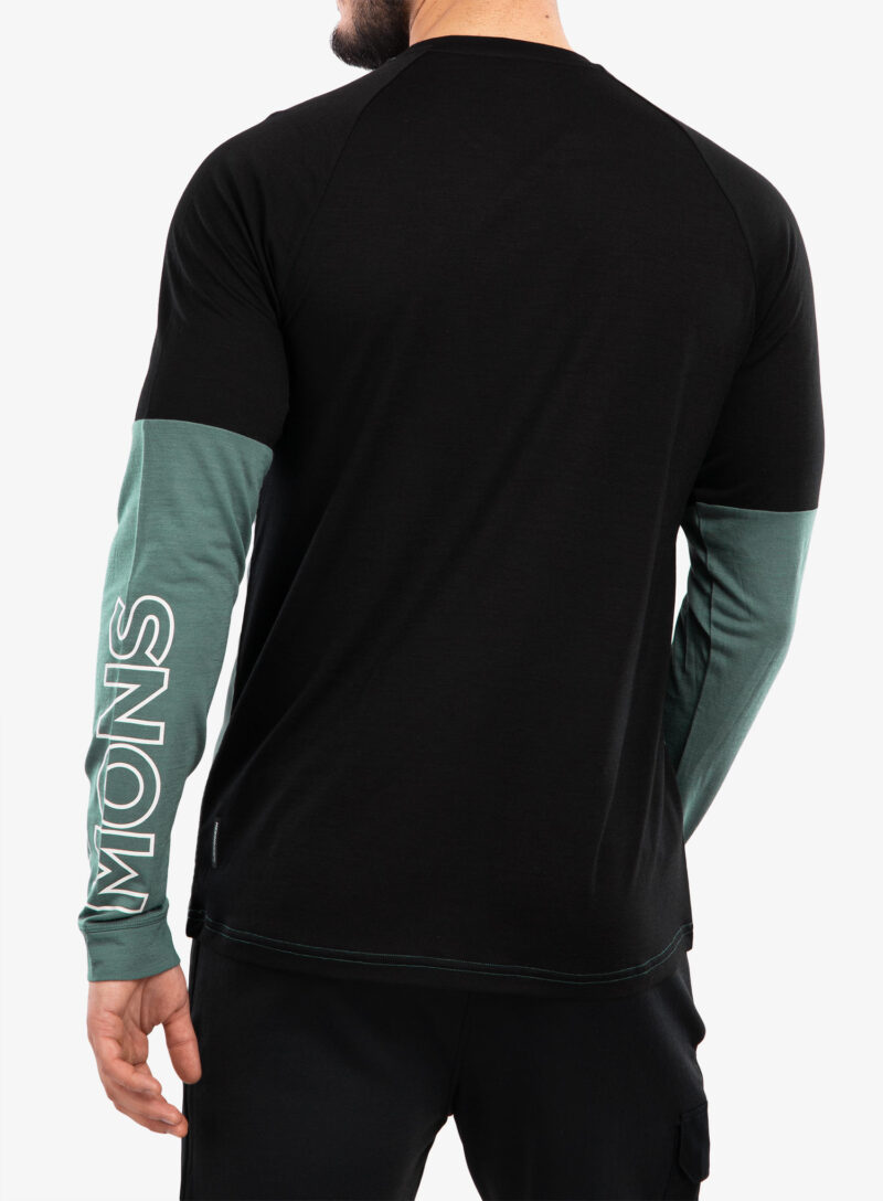 Hanorac ciclism Mons Royale Tarn Merino Shift Wind Jersey - burnt sage/black preţ