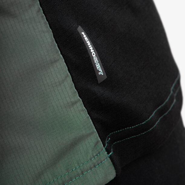 Original Hanorac ciclism Mons Royale Tarn Merino Shift Wind Jersey - burnt sage/black