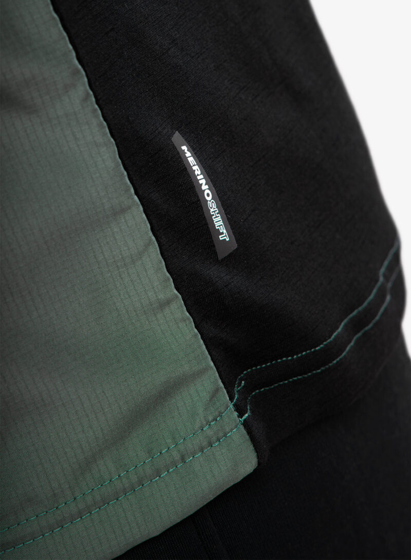 Original Hanorac ciclism Mons Royale Tarn Merino Shift Wind Jersey - burnt sage/black