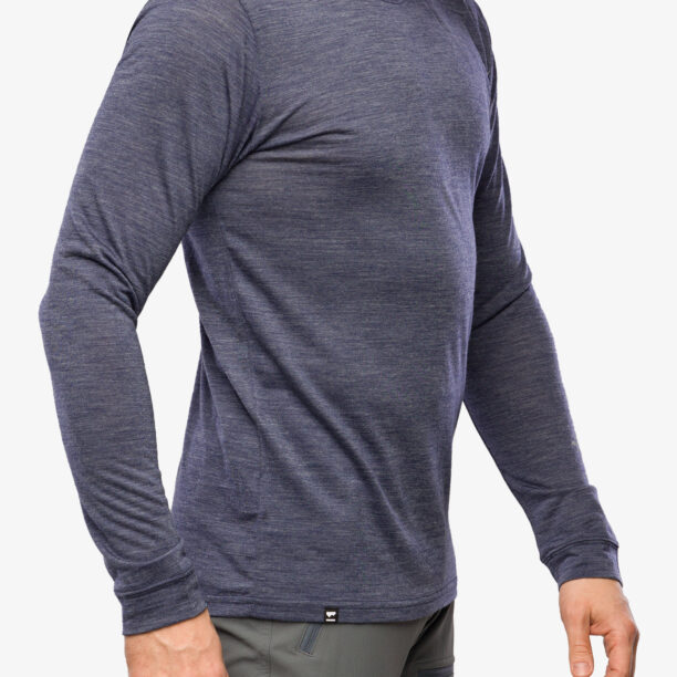 Original Hanorac ciclism Mons Royale Zephyr Merino Cool LS - midnight