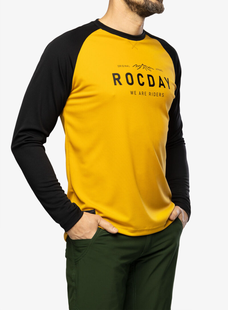 Cumpăra Hanorac ciclism Rocday Patrol - black/yellow