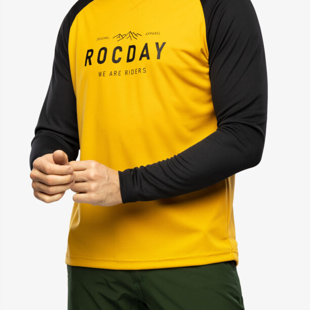 Preţ Hanorac ciclism Rocday Patrol - black/yellow