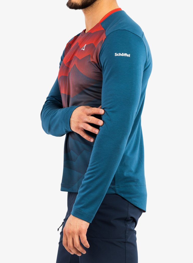 Hanorac ciclism Schoffel Longsleeve Altitude M - lakemount blue - imagine 6