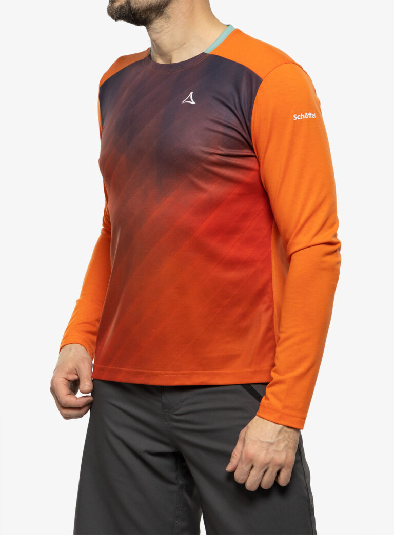 Cumpăra Hanorac ciclism Schoffel Longsleeve Altitude - red orange