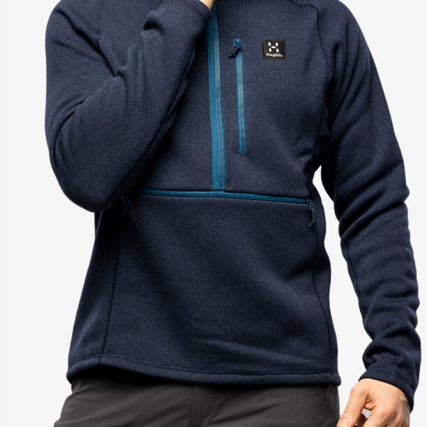 Cumpăra Hanorac cu fermoar 1/2 Haglofs Risberg 1/2 Zip - tarn blue