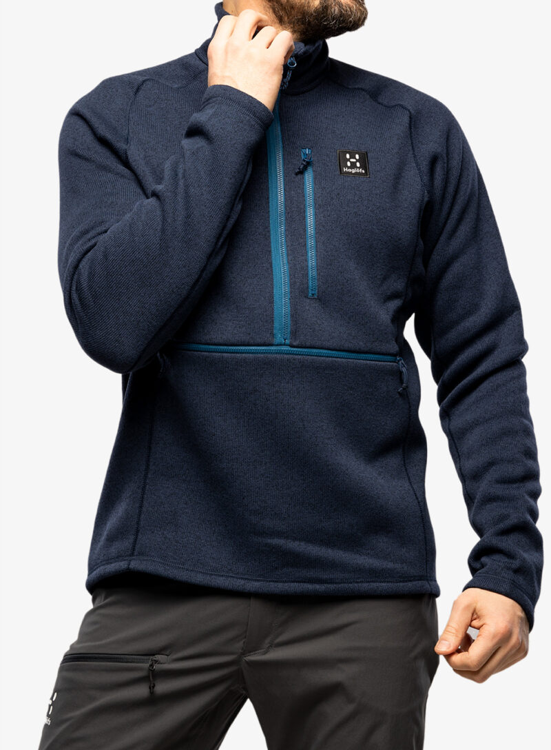 Cumpăra Hanorac cu fermoar 1/2 Haglofs Risberg 1/2 Zip - tarn blue