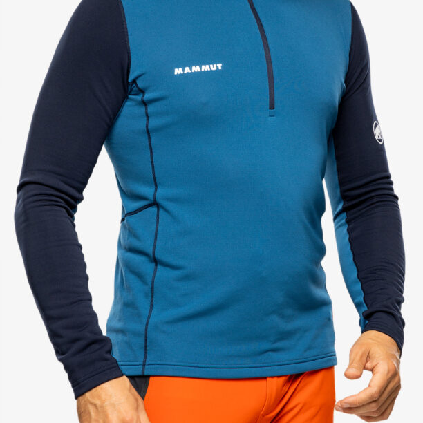 Hanorac cu fermoar 1/2 Mammut Aenergy ML Half Zip Pull - deep ice/marine