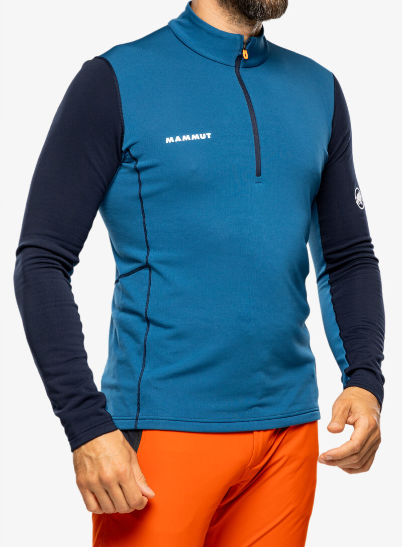 Hanorac cu fermoar 1/2 Mammut Aenergy ML Half Zip Pull - deep ice/marine