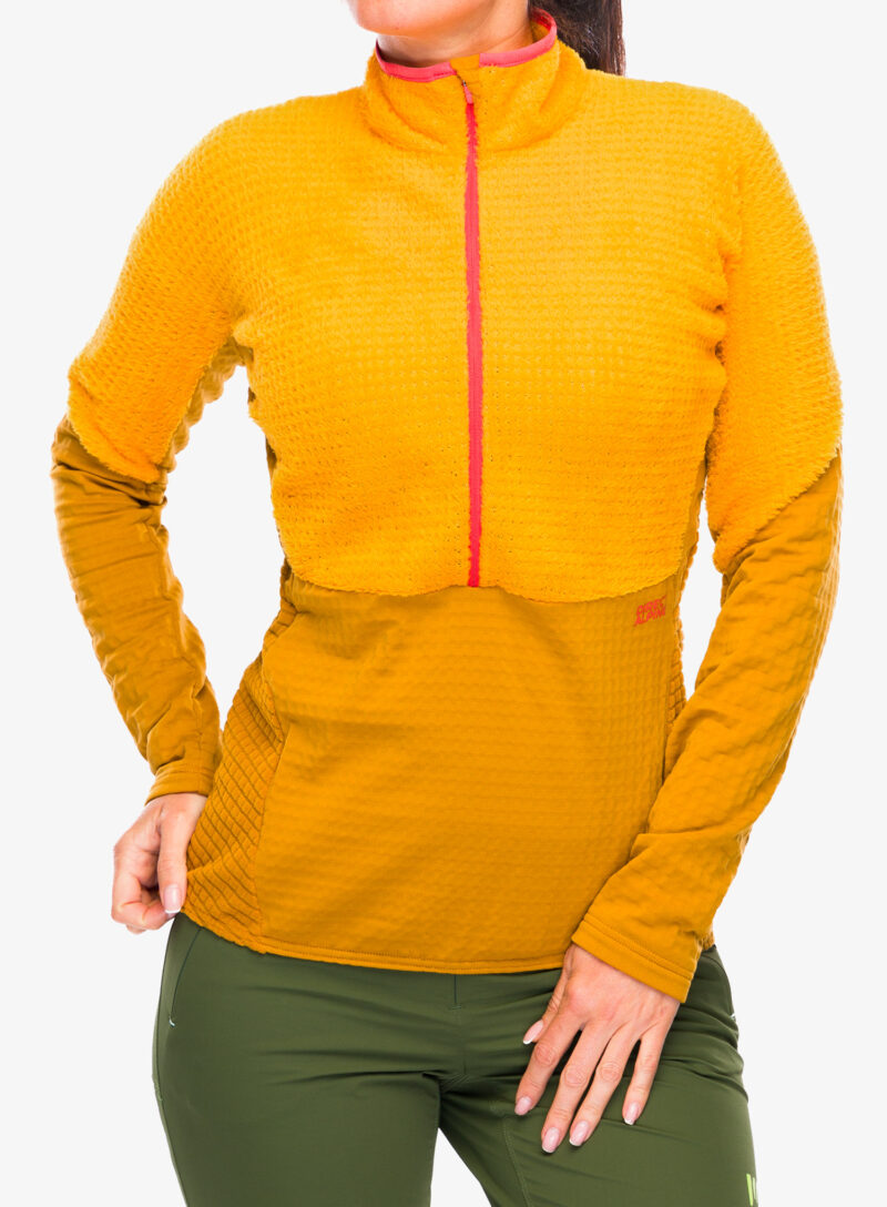 Hanorac cu fermoar 1/2 femei Direct Alpine Aura Lady - mango/caramel