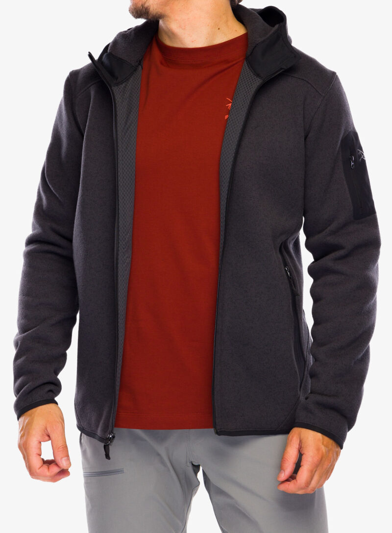 Cumpăra Hanorac cu fermoar Arcteryx Covert Hoody - black heather II