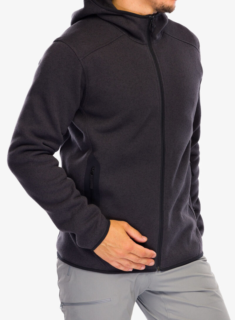 Original Hanorac cu fermoar Arcteryx Covert Hoody - black heather II