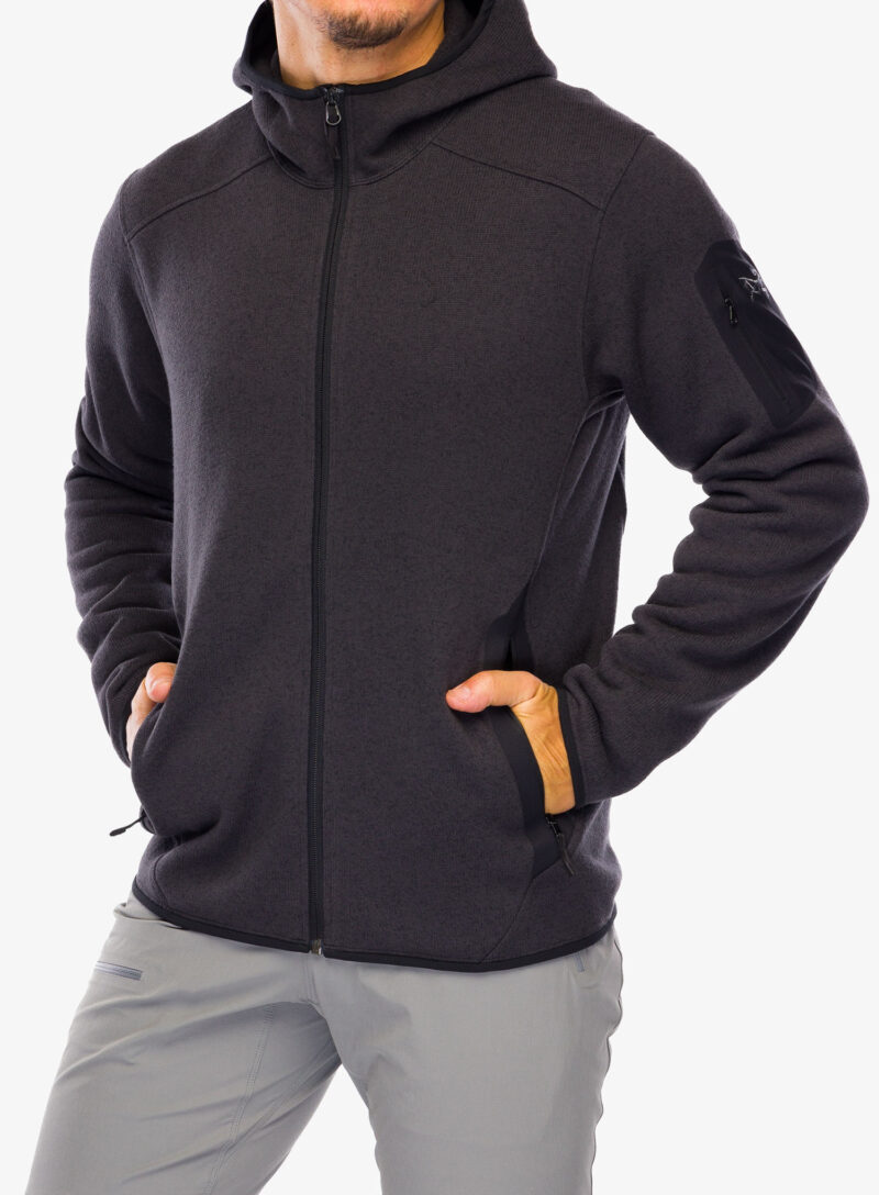 Hanorac cu fermoar Arcteryx Covert Hoody - black heather II