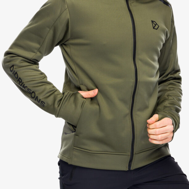 Cumpăra Hanorac cu fermoar Didriksons Acke Full Zip 2 - deep green