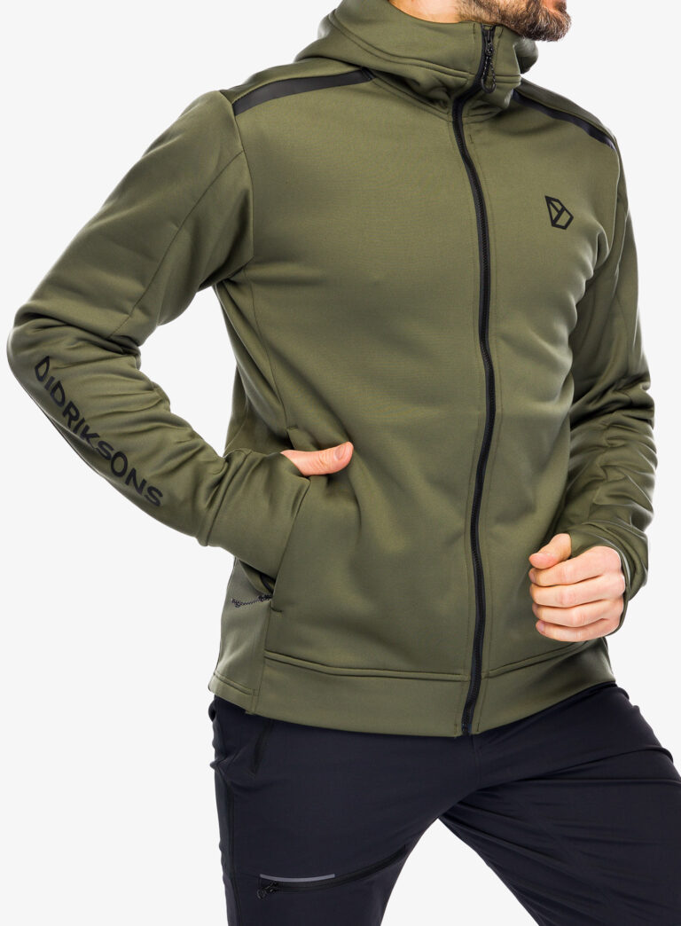 Cumpăra Hanorac cu fermoar Didriksons Acke Full Zip 2 - deep green