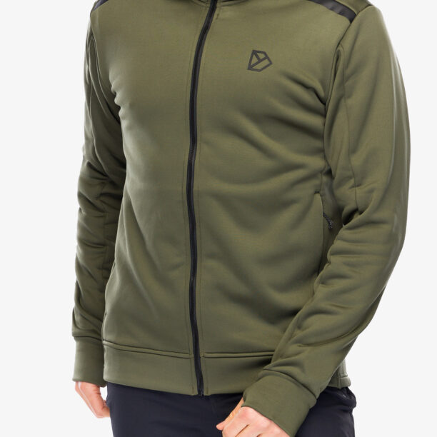 Hanorac cu fermoar Didriksons Acke Full Zip 2 - deep green