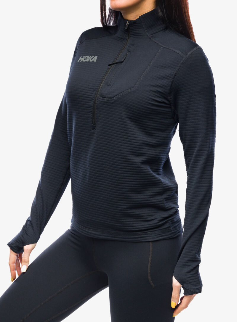 Cumpăra Hanorac cu fermoar femei Hoka 1/2 Zip - black