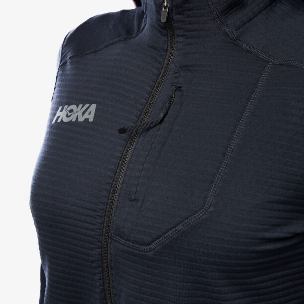 Original Hanorac cu fermoar femei Hoka 1/2 Zip - black