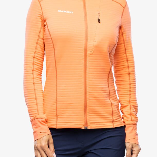 Hanorac cu fermoar femei Mammut Taiss Light ML Jacket - salmon/terracotta